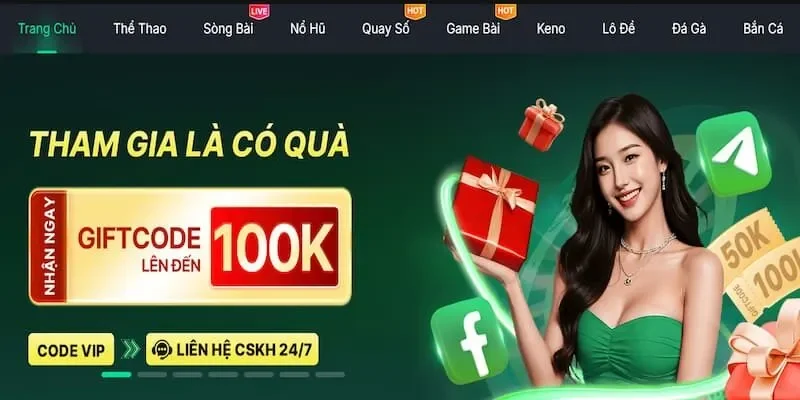 Khuyến mãi có tại sảnh VIVU88